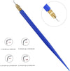 4 Size Ventilating Needle (1-1,1-2,2-3,3-4)&1Plastic Holder For Making Lace Wig/Closure/Frontal Ventilating Needle Net Needle