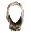 Gabor OWN THE ROOM Long Layered Mid-Length Wig, Easy to Care For Designer Series by Hairuwear, Large Cap Size, GF51-61 Iced Granita