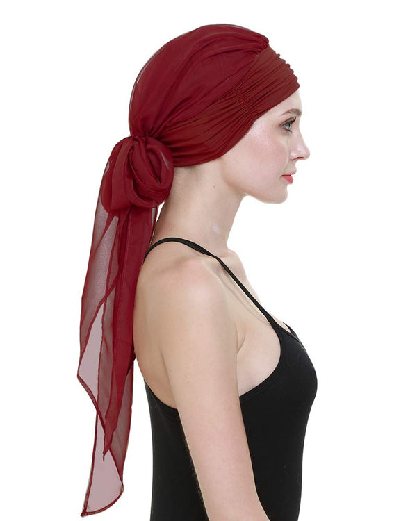 Chemo headwrap skjerf for hårtap Kvinner Kreft Hodeklær Medisinske gaver til alopecia