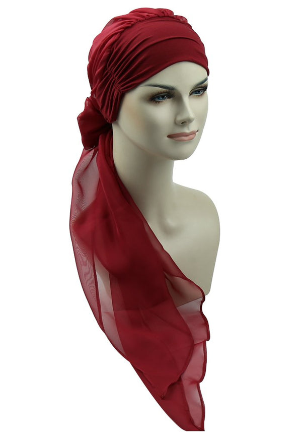 Chemo headwrap skjerf for hårtap Kvinner Kreft Hodeklær Medisinske gaver til alopecia