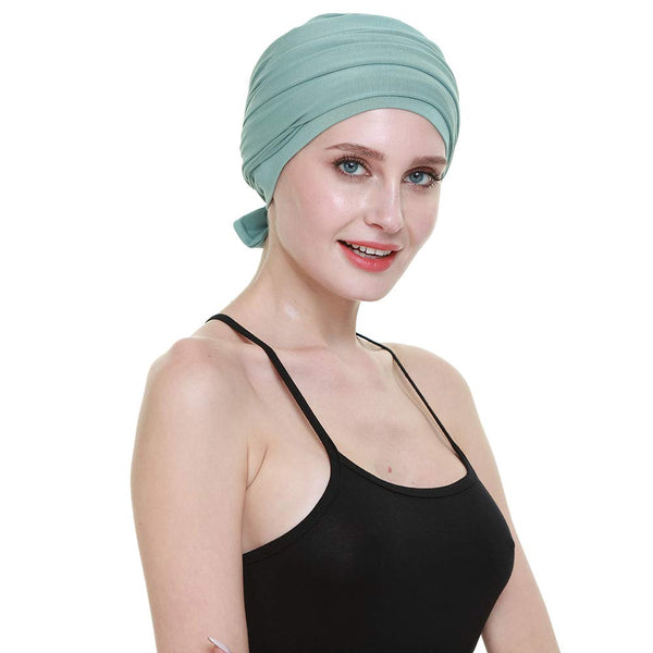 Chemo headwraps, lett bambus lett å binde søte gaver til hårtap kvinner
