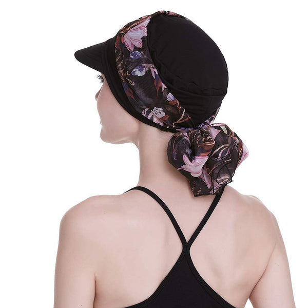 Newsboy Cap for Women Chemo Headwear med skjerf Gaver Hårtap tilgjengelig hele året