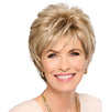 GABOR Royal Tease Layered Short Shag Wig by Hairuwear, 2023 Spring Luxury Collection, Average Cap, GL14-22 Sandy Blonde
