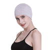 Bamboo Sleep Cap for Hair Loss Home Head Cover for Chemo Women Bike Hard Hat Helmet Liner Cotton Beanie