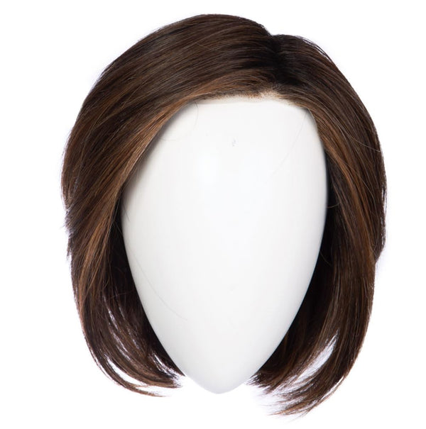 GABOR Best In Class Layered Chin-Length Boycut Wig by Hairuwear, Average Cap, GF56-60 Silver