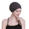Silk Satin Lined Sleep Cap,Inner 19MM 100% Bulberry Silk Outer Bamboo Viscose Nature Breathable for Hair