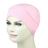 Bamboo Sleep Cap for Hair Loss Home Head Cover for Chemo Women Bike Hard Hat Helmet Liner Cotton Beanie