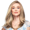 GABOR Front Cover Layered Long Bob Style Wig, Hand-Tied Mono Top by Hairuwear, Average Cap - GF14-22SS Wheat