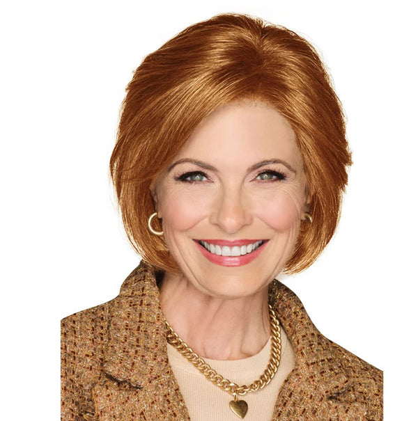GABOR Bend The Rules Chin Length Boy Cut Wig by Hauruwear, Average Cap, GL11-25 Honey Pecan