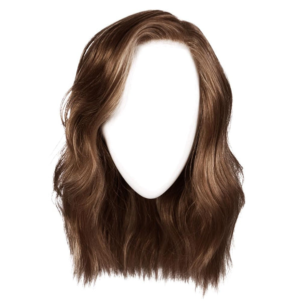 GABOR Love Wave Layered Shoulder-Length Wig With Soft Barrel Curled Waves by Hairuwear, Average Cap, GL15-26SS Buttered Toast