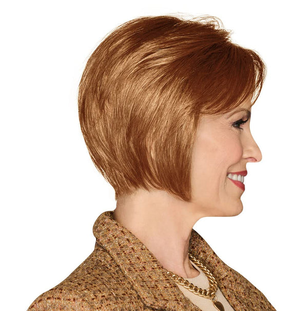 GABOR Bend The Rules Chin Length Boy Cut Wig by Hauruwear, Average Cap, GL11-25 Honey Pecan