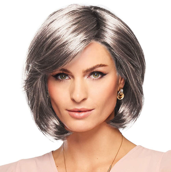 GABOR Curves Ahead Chin-Length Layered Wig by Hairuwear, Average Size CapGL16-27 Buttered Biscuit