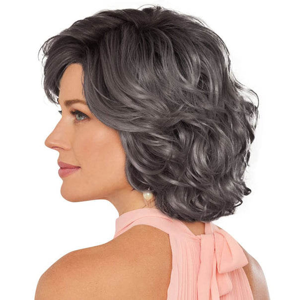 GABOR Blushing Beauty Mid-Length Barrel Curl Wig by Hairuwear, Average Size Cap, GL12-16 Golden Walnut
