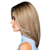 GABOR OWN THE ROOM Long Layered Mid-Length Wig, Easy to Care For Designer Series by Hairuwear, Average Cap Size, GF4-6 Black Coffee