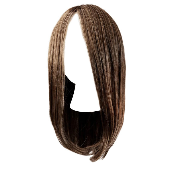 GABOR Front Cover Layered Long Bob Style Wig, Hand-Tied Mono Top by Hairuwear, Average Cap - GF14-22SS Wheat