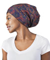 FocusCare Satin Lined Sleep Slouchy Cap Curly Girl Slap Headwear Gifts for Frizzy Hair Women
