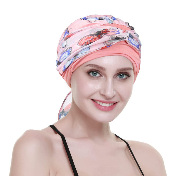 Chemo headwrap skjerf for hårtap Kvinner Kreft Hodeklær Medisinske gaver til alopecia