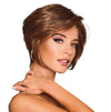GABOR Best In Class Layered Chin-Length Boycut Wig by Hairuwear, Average Cap, GF56-60 Silver