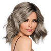 GABOR Dress Me Up Shoulder-Length Pageboy Layered and Wavy Wig by Hairuwear, Average Cap, GF4-6 Black Coffee