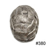 Menn toupee hårsystem menneskehår erstatning for menn 0,04 mm ultra tynn hud toupee for menn v-looped hårstykke (220# mørkest brun med 20% grå, 8x10 "-100% lys med-lys tetthet)