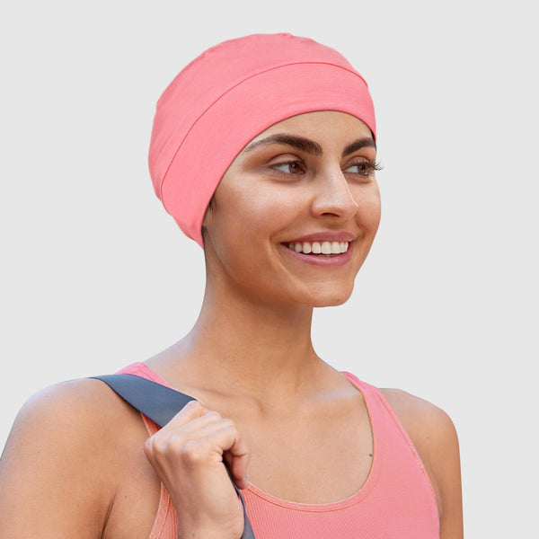 2Pcs/4Pcs 100% Bamboo Viscose Beanies for Men Women Helmet Liner Lightweight Sleeping Cap for Chemo Hair Loss