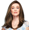 GABOR Front Cover Layered Long Bob Style Wig, Hand-Tied Mono Top by Hairuwear, Average Cap - GF14-22SS Wheat