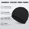 2Pcs/4Pcs 100% Bamboo Viscose Beanies for Men Women Helmet Liner Lightweight Sleeping Cap for Chemo Hair Loss