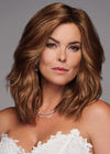 GABOR Love Wave Layered Shoulder-Length Wig With Soft Barrel Curled Waves by Hairuwear, Average Cap, GL15-26SS Buttered Toast