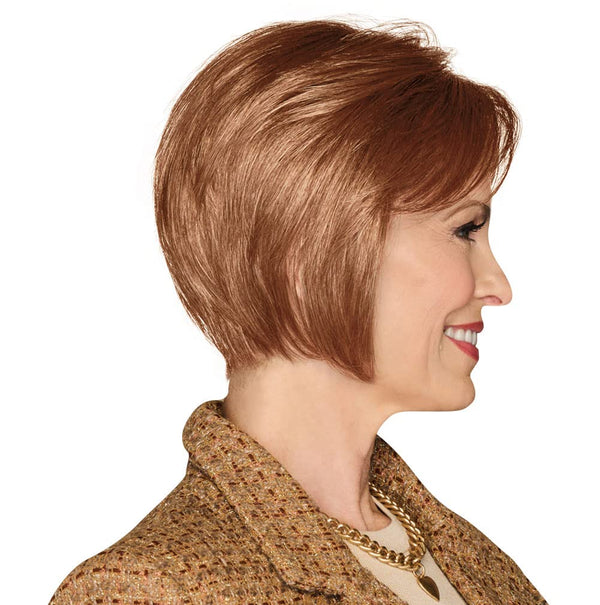 GABOR Bend The Rules Chin Length Boy Cut Wig by Hauruwear, Average Cap, GL11-25 Honey Pecan