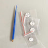 4 Size Ventilating Needle (1-1,1-2,2-3,3-4)&1Plastic Holder For Making Lace Wig/Closure/Frontal Ventilating Needle Net Needle
