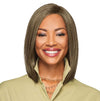 GABOR Forever Chic Shoulder-Length Stylish Tapered Wig by Hairuwear, Average Size Cap, GL27-29 Chocolate Caramel