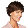 GABOR Gala Luxury Short Textured Wig by Hairuwear, Average Size Cap, G27+ Ginger Mist