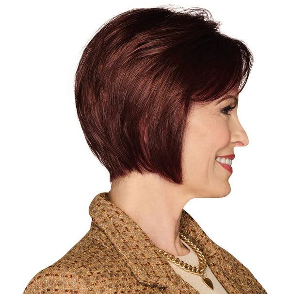 GABOR Bend The Rules Chin Length Boy Cut Wig by Hauruwear, Average Cap, GL11-25 Honey Pecan