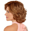 GABOR Blushing Beauty Mid-Length Barrel Curl Wig by Hairuwear, Average Size Cap, GL12-16 Golden Walnut