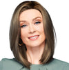 GABOR Forever Chic Shoulder-Length Stylish Tapered Wig by Hairuwear, Average Size Cap, GL27-29 Chocolate Caramel