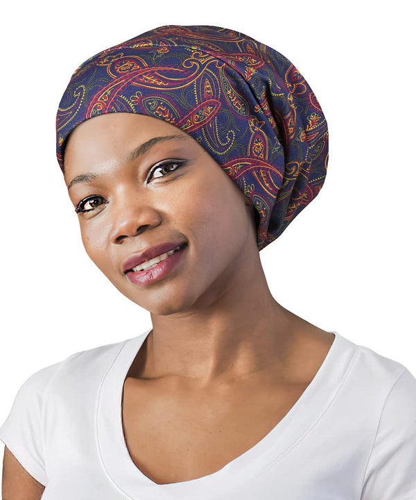 FocusCare Adjustable Sleeping Cap,Satin Lined Extra Large Women Curly Hair Available Day and Night