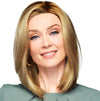 GABOR Forever Chic Shoulder-Length Stylish Tapered Wig by Hairuwear, Average Size Cap, GL27-29 Chocolate Caramel