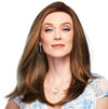 GABOR Front Cover Layered Long Bob Style Wig, Hand-Tied Mono Top by Hairuwear, Average Cap - GF14-22SS Wheat
