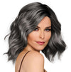 GABOR Dress Me Up Shoulder-Length Pageboy Layered and Wavy Wig by Hairuwear, Average Cap, GF4-6 Black Coffee