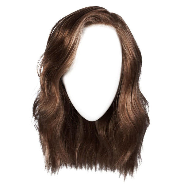 GABOR Love Wave Layered Shoulder-Length Wig With Soft Barrel Curled Waves by Hairuwear, Average Cap, GL15-26SS Buttered Toast