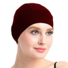 Bamboo Sleep Cap for Hair Loss Home Head Cover for Chemo Women Bike Hard Hat Helmet Liner Cotton Beanie