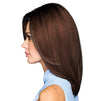 GABOR OWN THE ROOM Long Layered Mid-Length Wig, Easy to Care For Designer Series by Hairuwear, Average Cap Size, GF4-6 Black Coffee