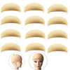 12 pcs Nylon Wig Caps for Women and Men Nylon Wig Caps (Beige)