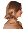 GABOR Gimme Drama Chin-Length Pageboy Long Layered Bob Wig by Hairuwear, Average Cap, GF6-30 Copper Mahogany