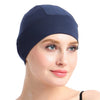 Bamboo Sleep Cap for Hair Loss Home Head Cover for Chemo Women Bike Hard Hat Helmet Liner Cotton Beanie