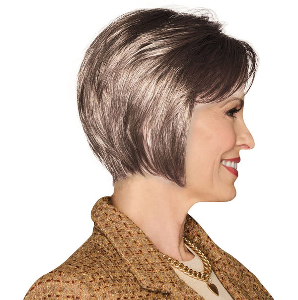 GABOR Bend The Rules Chin Length Boy Cut Wig by Hauruwear, Average Cap, GL11-25 Honey Pecan