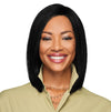 GABOR Forever Chic Shoulder-Length Stylish Tapered Wig by Hairuwear, Average Size Cap, GL27-29 Chocolate Caramel