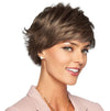 GABOR Gala Luxury Short Textured Wig by Hairuwear, Average Size Cap, G27+ Ginger Mist