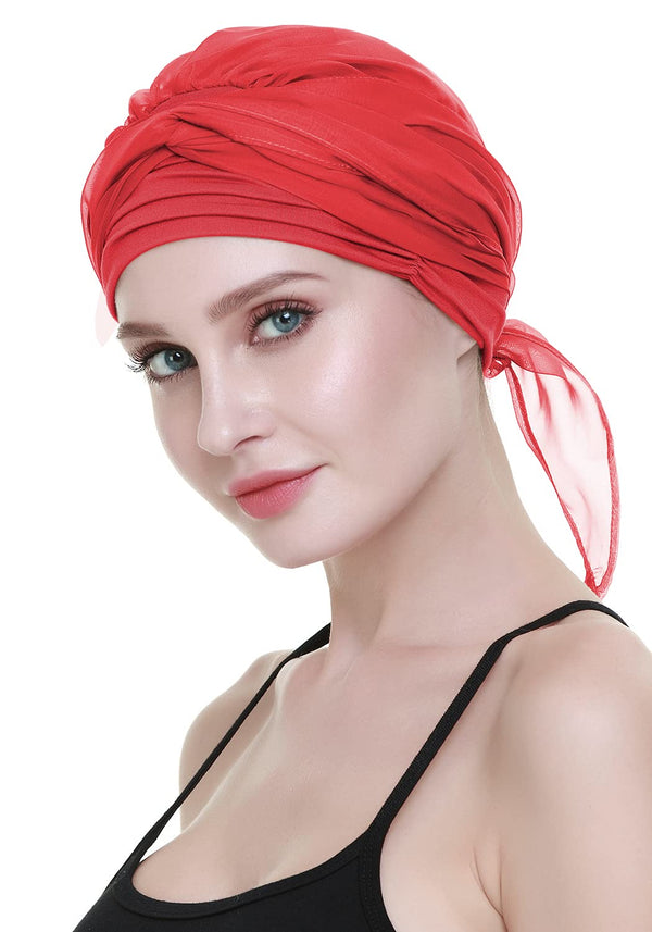 Chemo headwrap skjerf for hårtap Kvinner Kreft Hodeklær Medisinske gaver til alopecia