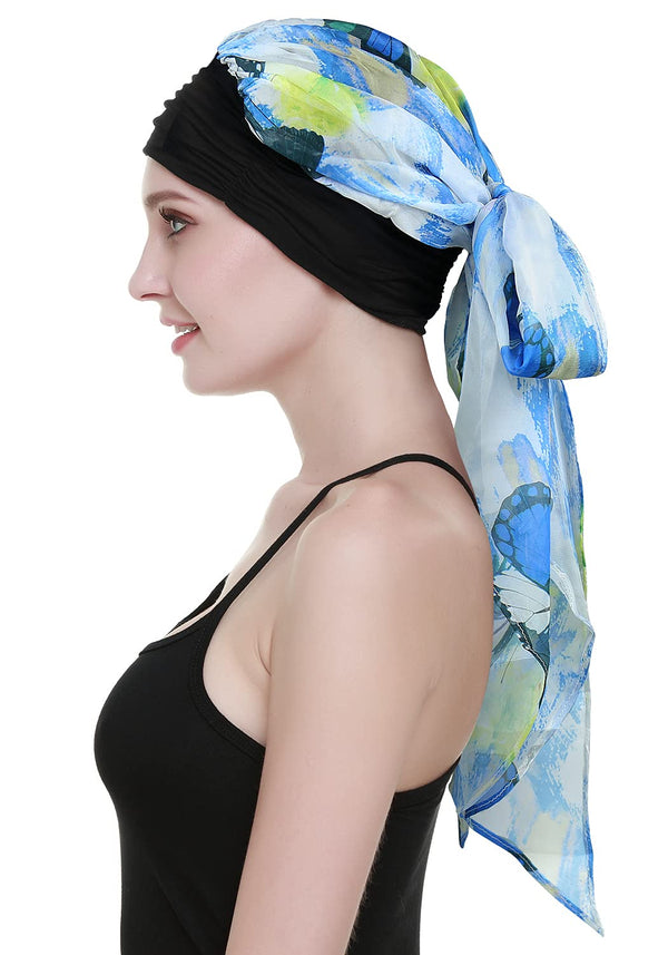 Chemo headwrap skjerf for hårtap Kvinner Kreft Hodeklær Medisinske gaver til alopecia